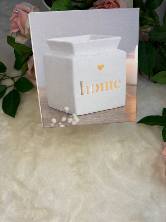 White Home Wax Melt/Oil Burner Bunde